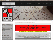 Tablet Screenshot of cltileinc.com